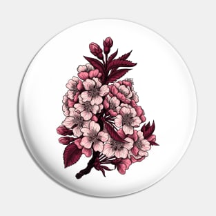 Cherry blossom branch Pin