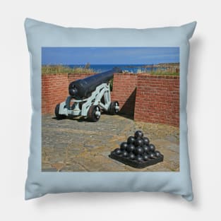 Cannon and Balls Pillow