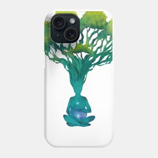 Mother Earth Pregnancy and Yoga Phone Case