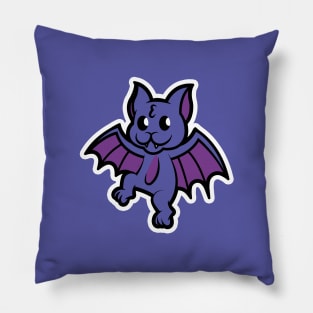 Bat Cartoon Island for Animal Lover! Pillow