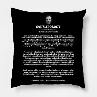 Sal's Apology Pillow