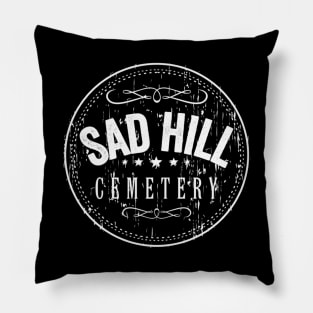 Sad Hill Cemetery! (White Logo) Pillow