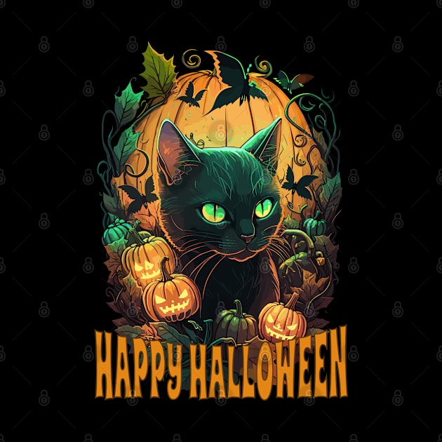 Happy Halloween Cat by Atomic Blizzard