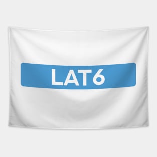 Nicholas Latifi 6 - Driver Tag #3 Tapestry