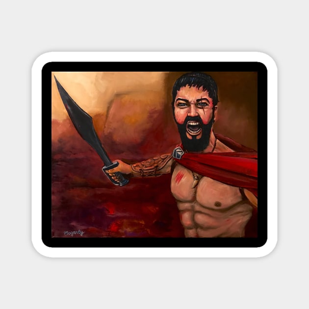 King Leonidas Magnet by GOGARTYGALLERY