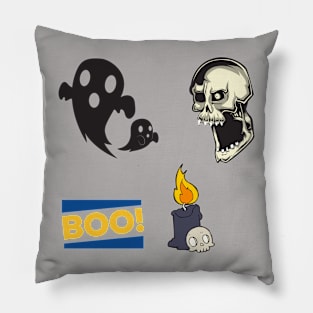 BOO STICKERS PACK Pillow