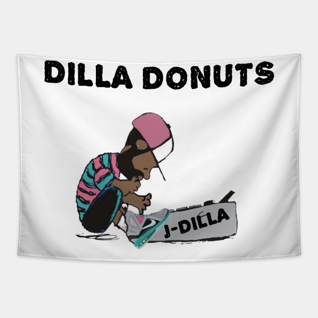 J Dilla Tapestry by Lulabyan