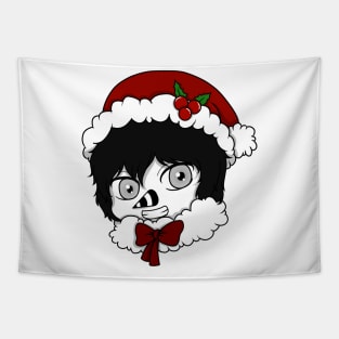 laughing jack christmas chibi Tapestry