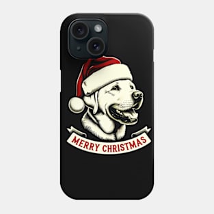 Santa's Four-Legged Helper: Labrador Christmas Sweatshirt Phone Case