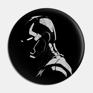 Superhero Silhouette Pin