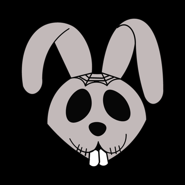 Skull Easter Bunny Rabbit by charlescheshire