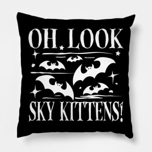 Oh Look Sky Kittens Pillow