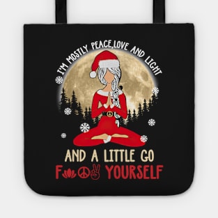 Yoga Christmas Tote