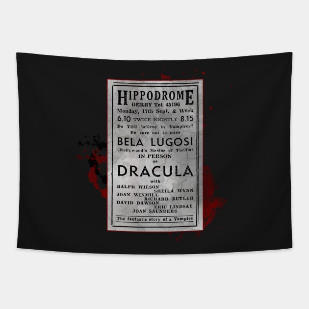 Classic Drac Tapestry by Spilled Ink