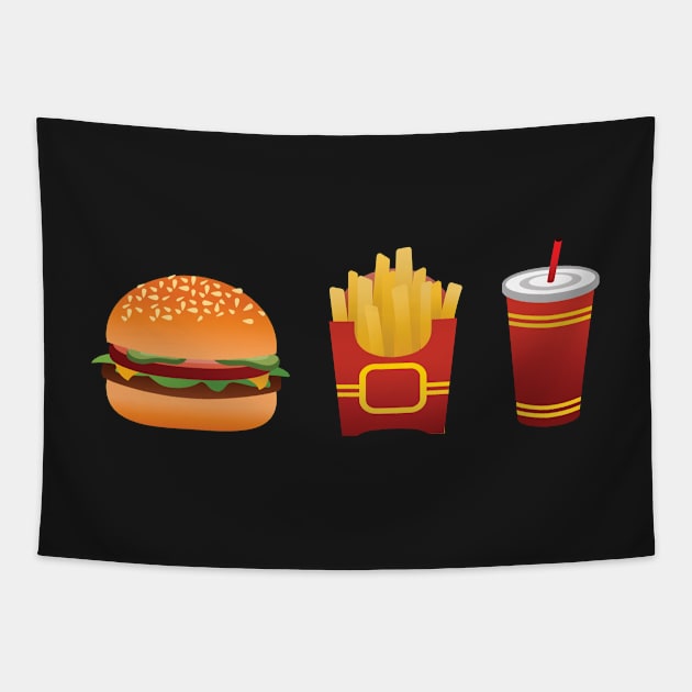 Classic Fast Food Tapestry by jw608