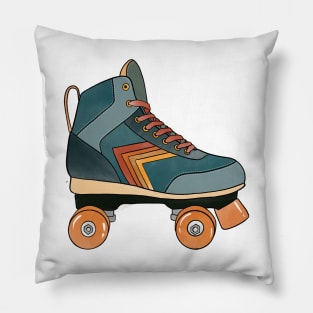 Roller skate 70s Vibe Pillow