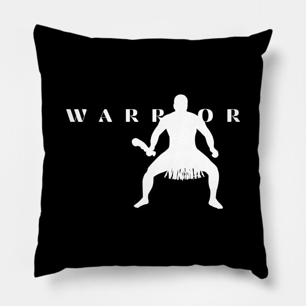 Primitive Warrior Hero Pillow by MyUniqueTee