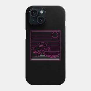 Great Wave Off The Retro Ages Phone Case