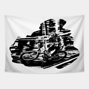 mtb downhill Tapestry