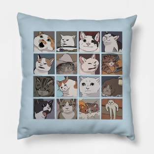 Cat memes Pillow