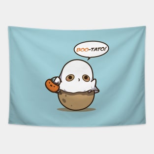 Cute Halloween Potato Tapestry