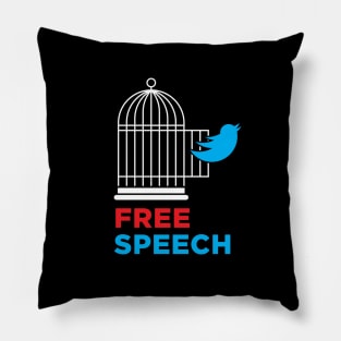 Support Free Speech Pillow