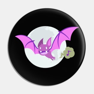 Funny Flying Farting Halloween Vampire Bat Pin