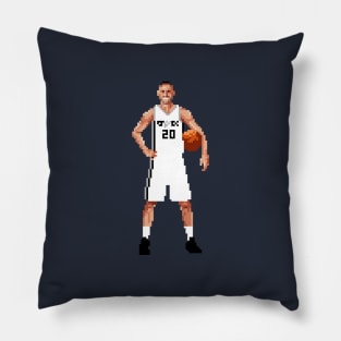 Manu Ginobili Pixel Posing Pillow