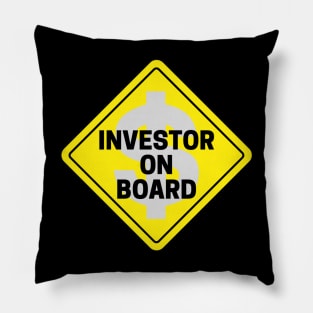 Investor On Board Pillow