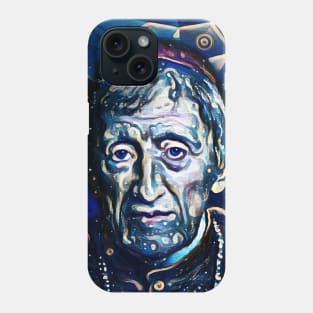 John Henry Newman Dark night Portrait | John Henry Newman Artwork 5 Phone Case