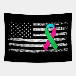 Metastatic Breast Cancer Awareness Shirts Warriors Women Girls Tapestry