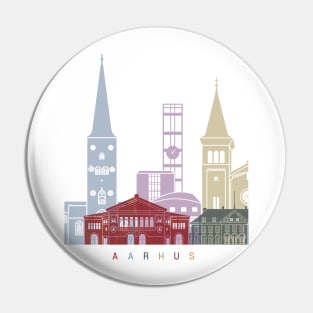 aarhus skyline poster Pin