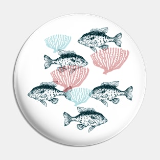 Seabed seamless pattern Pin