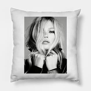 Kate Moss, Supermodel, Heroin Chic Pillow