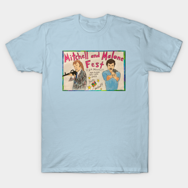 Discover Mitchell and Malone Fest - Burt Reynolds - T-Shirt