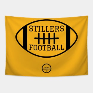 Stillers Football Black Tapestry