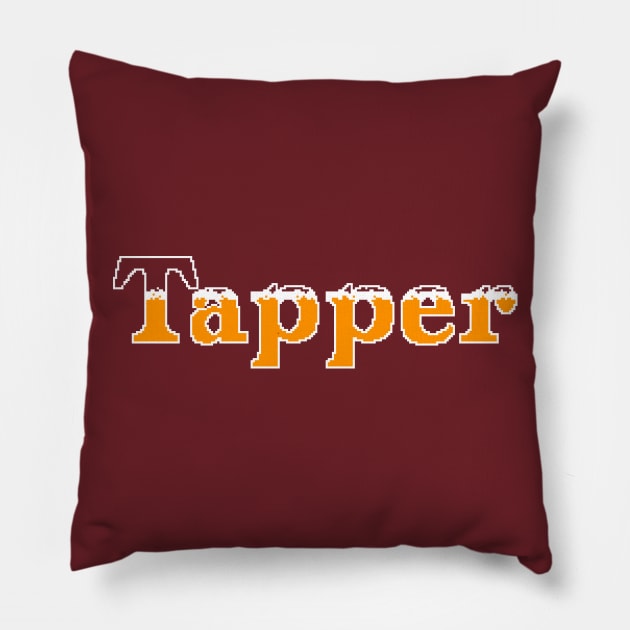 Tapper Logo Pillow by GraphicGibbon