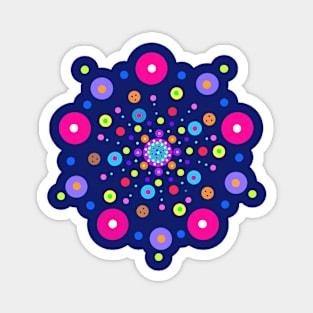 Funky Mandala Magnet