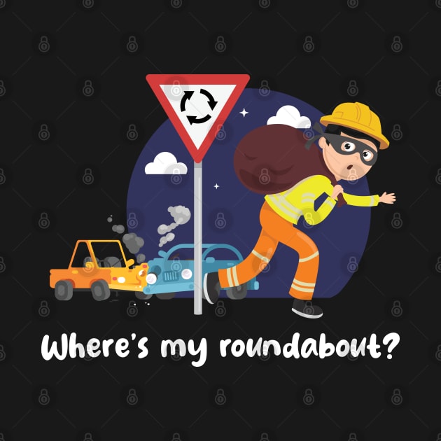 Where's my roundabout (on dark colors) by Messy Nessie