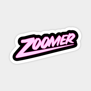 Zoomer Neon Pink Magnet