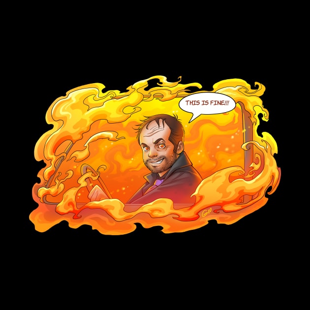 Crowley "This is fine" by GioGui