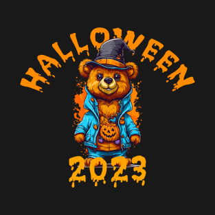 Halloween 2023 Cartoon Teddy Bear T-Shirt