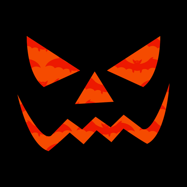 Scary Pumpkin Face by superdupertees