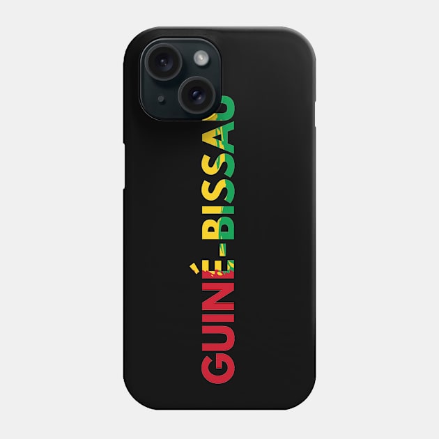 Guiné-Bissau painted with flag colors Phone Case by Luso Store