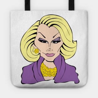 Comedian Joan Rivers fan art Tote