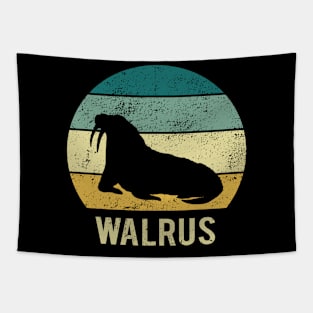 Walrus At Sunset A Gift For Walrus Lovers Tapestry