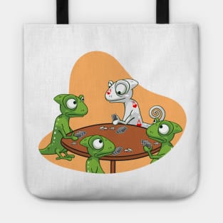 Chameleon Poker Face Tote