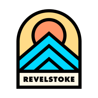 Revelstoke BC Retro Badge T-Shirt