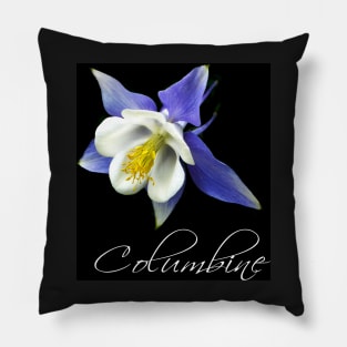 Columbine photography Pillow