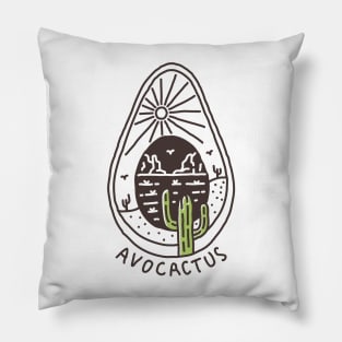 Avocactus Avocado Cactus Pillow